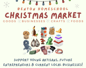 Shop Christmas Market Nov 18th to benefit Benton Homeschool