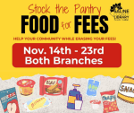 Library collecting food for fines Nov 14-23 in Benton and Bryant