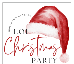 LOL networking Hosting Christmas Party with a Cause December 6th