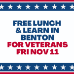 Free lunch & learn about your VA benefits, Nov 11 in Benton