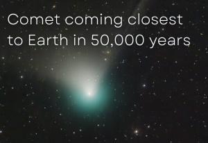 Green comet will visit again Feb 2, after 50,000-year hiatus