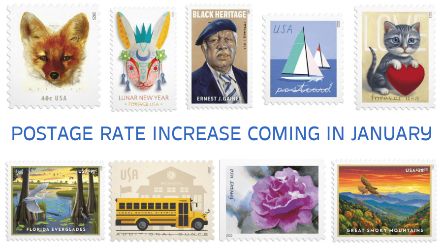 Forever stamp: Postal service raises cost of first-class stamp in 2023