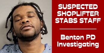 Bus traveler allegedly caught shoplifting stabs staff; Benton PD investigating