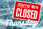 Here are the Winter Weather Closings for THU FEB 2ND