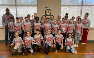 "Bad to the Bow" archery team earned #1 spot in their category at Regionals