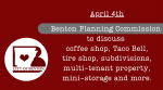 Coffee shop, tire shop, Taco Bell & more in Planning meeting Apr 4th
