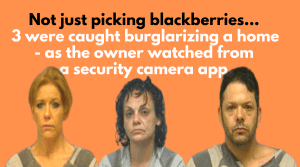 3 convicted of burglarizing home; Owner saw it all on security app