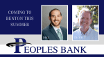 Peoples Bank announces plans to open in Benton this summer