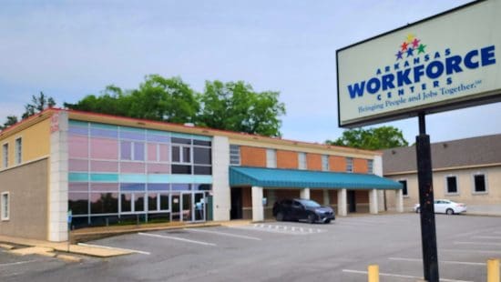 Arkansas Division of Workforce Services will vacate the building at 400 Edison Avenue in Benton.