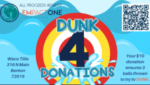 Grab Lunch and Dunk 4 Donations with The EMpact One Foundation September 21st