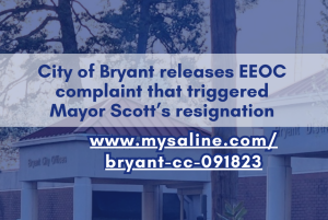 City of Bryant releases EEOC complaint that triggered Mayor Scott's resignation