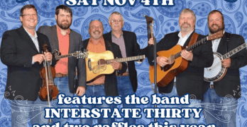 Live music, dinner and two raffles this year at Beans 'n' Bluegrass Nov 4th; Buy tickets & chances now