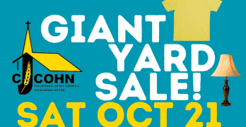 Shop or get a space or both at the giant CJCOHN yard sale on Oct 21st