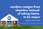 Sanders resigns from Bryant Chamber instead of taking hiatus to be mayor; Board seeks permanent CEO