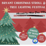 City of Bryant's Christmas tree lighting ceremony moved to Monday, Dec 11th
