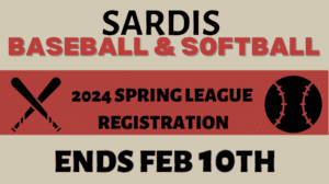 Sign your kids up for Spring Ball in Sardis; Event Feb 3rd, Deadline Feb 10