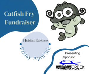 Sign up to eat catfish in Bryant to benefit Habitat on April 5th