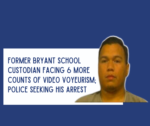 Update - Bryant school employee charged with Video Voyeurism was released minutes later