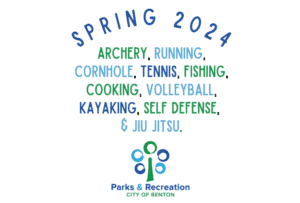 Benton Parks just announced 10 great activities they offer for kids and adults this Spring