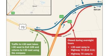 ARDOT to close exit ramp at I-30 & Hwy 70 on April 29th