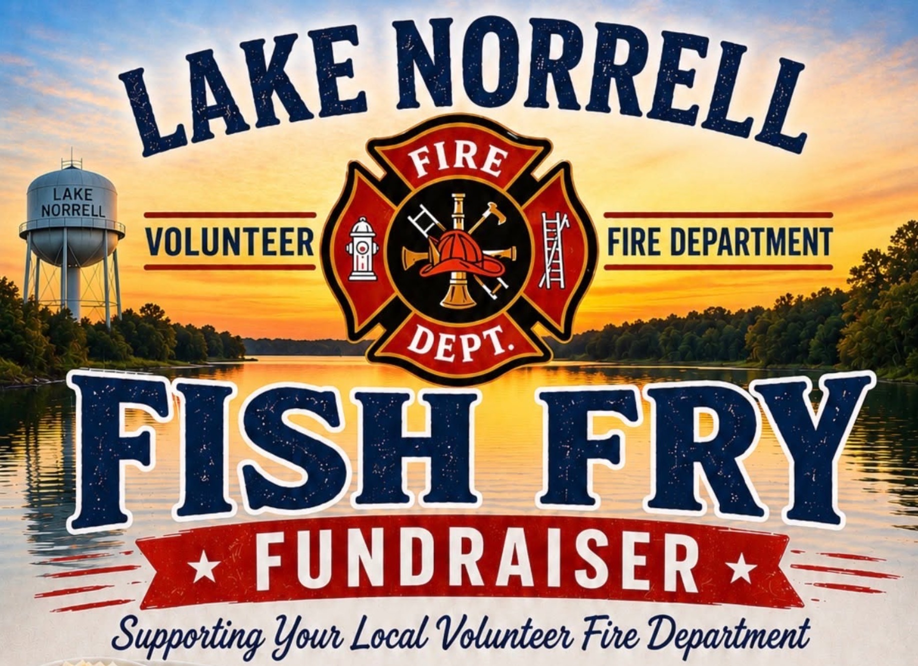 Lake Norrell FD to host Annual Fish Fry Fundraiser with Silent Auction Oct. 3rd