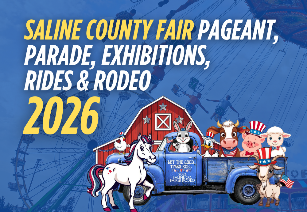 Pageant & Parade to kick off Saline County Fair & Rodeo schedule - food, rides & more