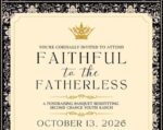 Second Chance Youth Ranch to host 'Faithful to the Fatherless' banquet Oct. 13