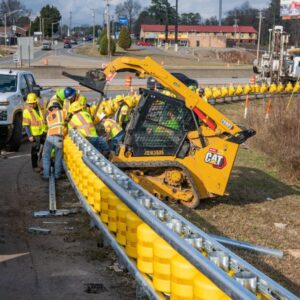 ARDOT's new rolling barriers are getting their start in Benton