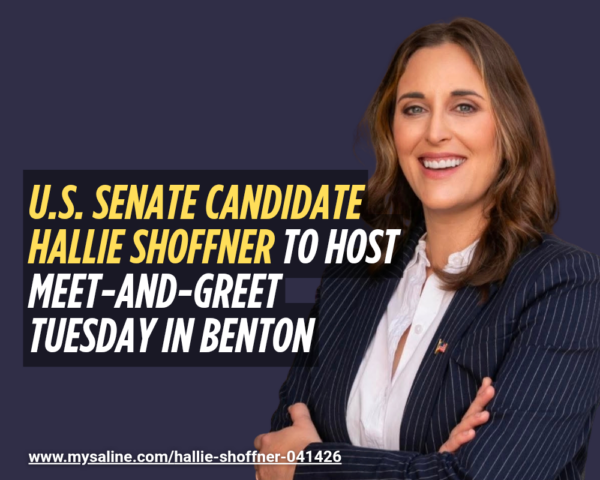 U.S. Senate candidate Hallie Shoffner to host meet-and-greet Tuesday in Benton