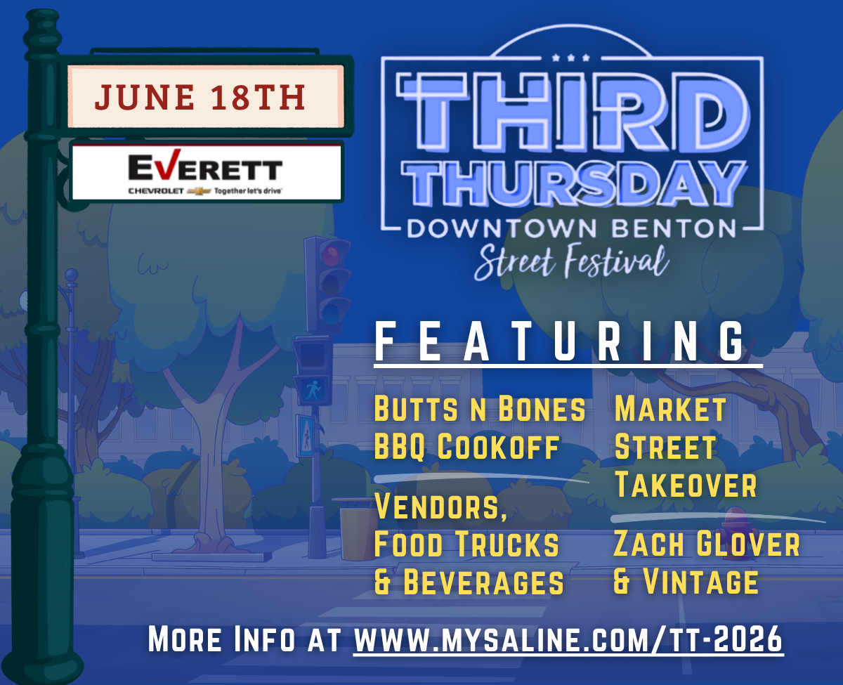 Benton's Third Thursday features BBQ Cookoff, Market Street takeover, Live Music by Vintage