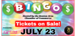Benton Chamber Bingo is back on July 23rd! Cash Raffle, Cash Prizes, Food, Cash Bar
