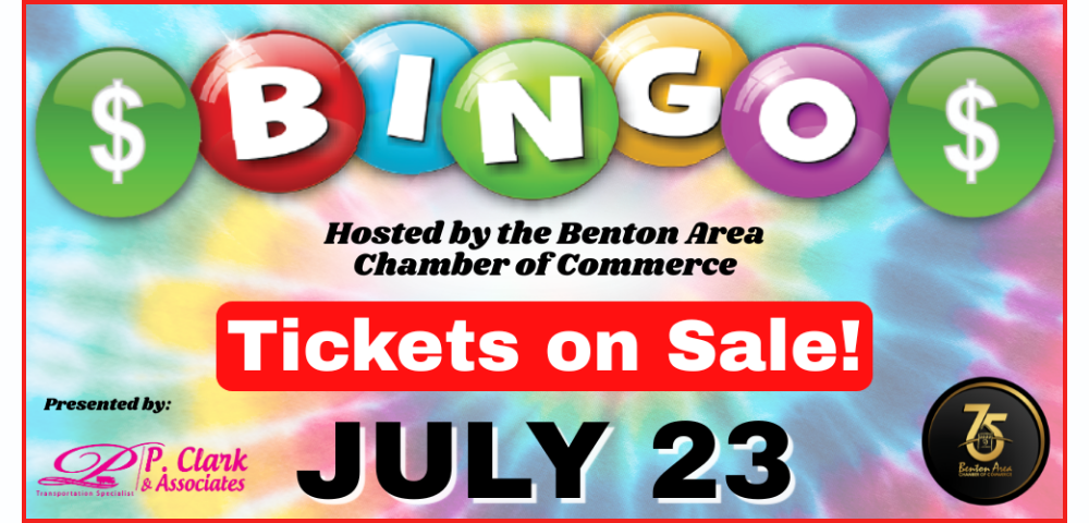 Benton Area Chamber of Commerce Bingo Night July 23rd