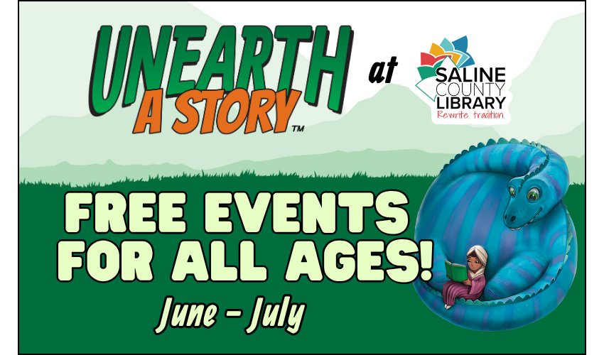 National Library Week! April 19th-25th. Saline County Library.