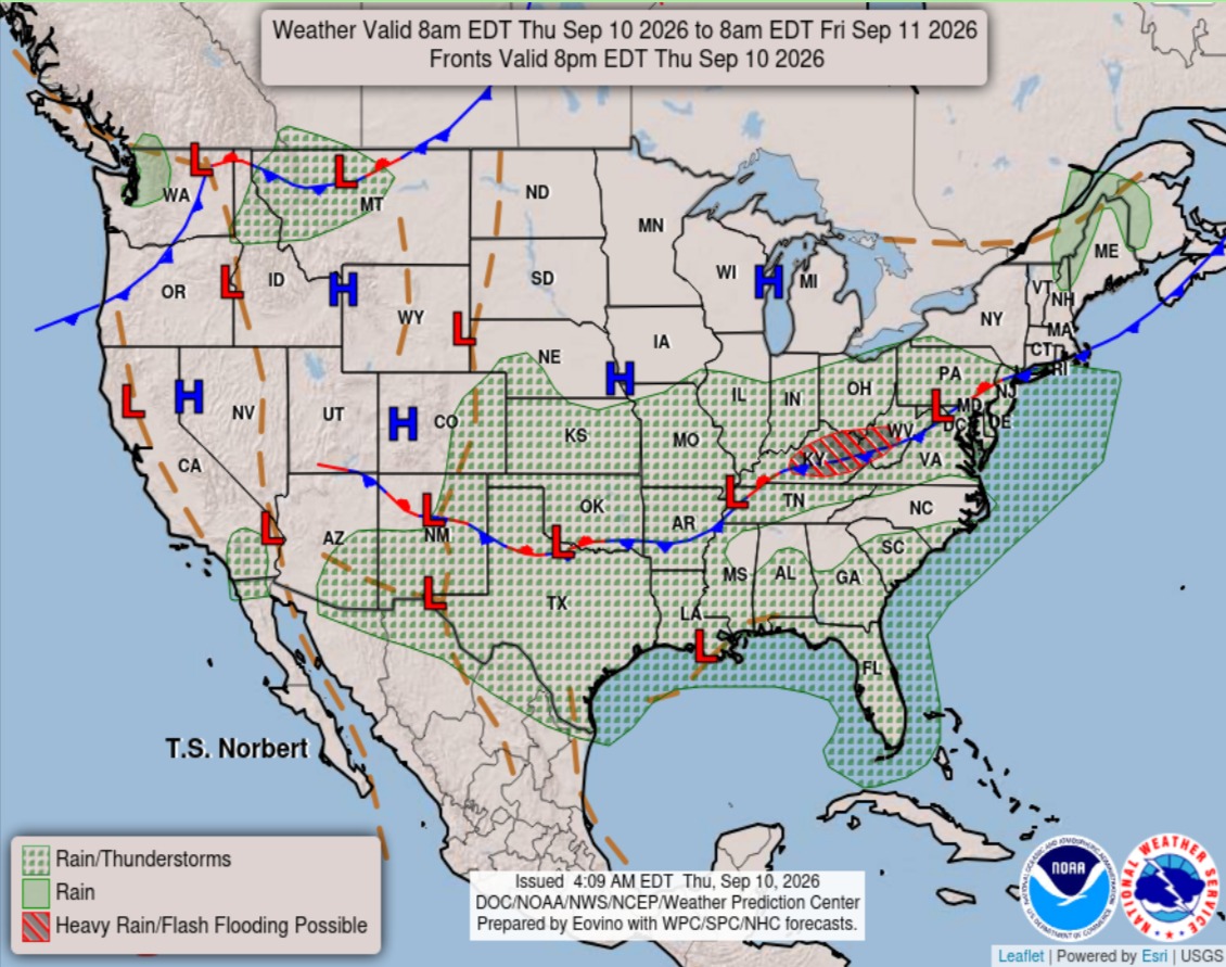 Rain in forecast for Saline County as cold front moves in, but persistent drought conditions expected to remain