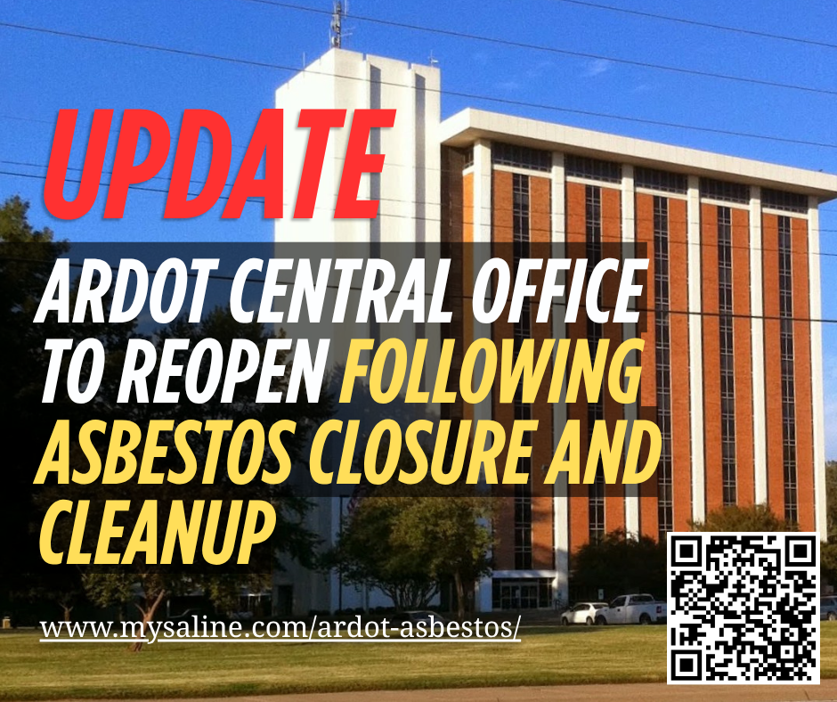 ARDOT central office to reopen July 8 following asbestos closure and cleanup