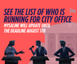 See the list of who has filed to run for City office so far; Deadline is August 5th
