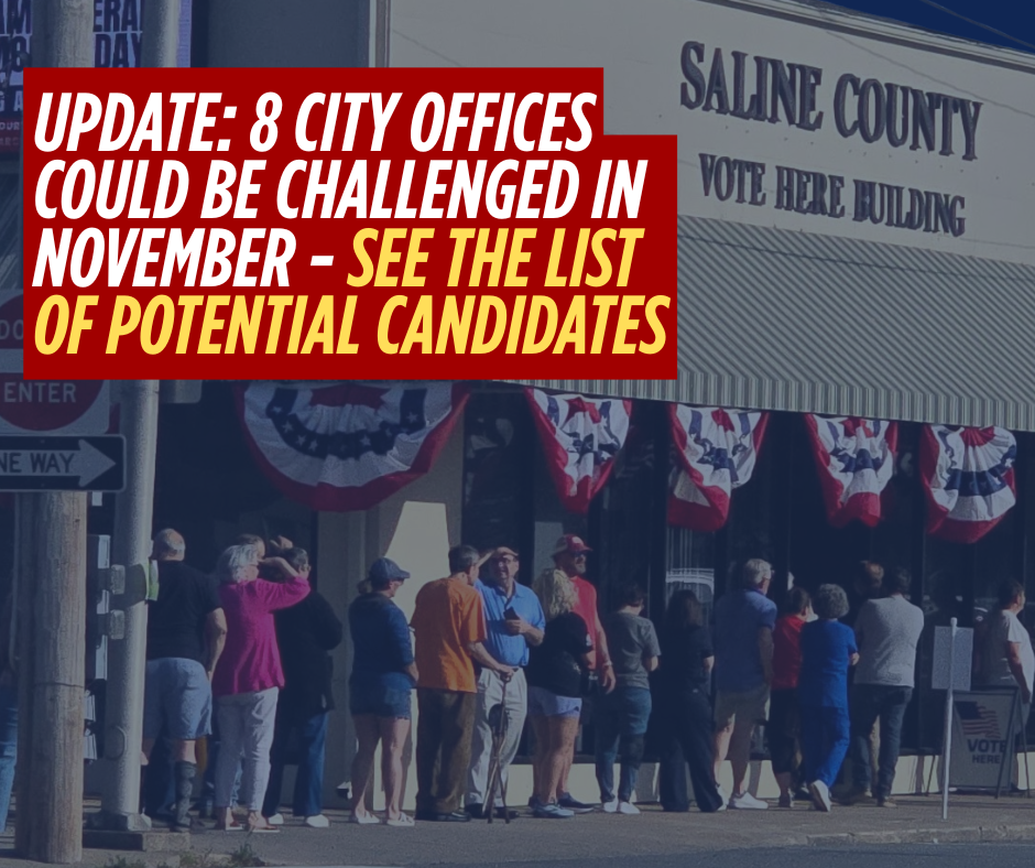 Update: 8 City offices could be challenged in November - See the list of potential candidates
