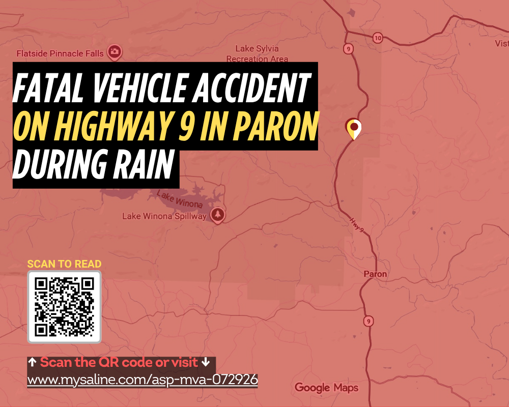 Louisiana woman killed, driver injured in rainy Saline County car crash near Paron