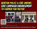 Benton Police & Fire Unions give endorsement to Father for Mayor