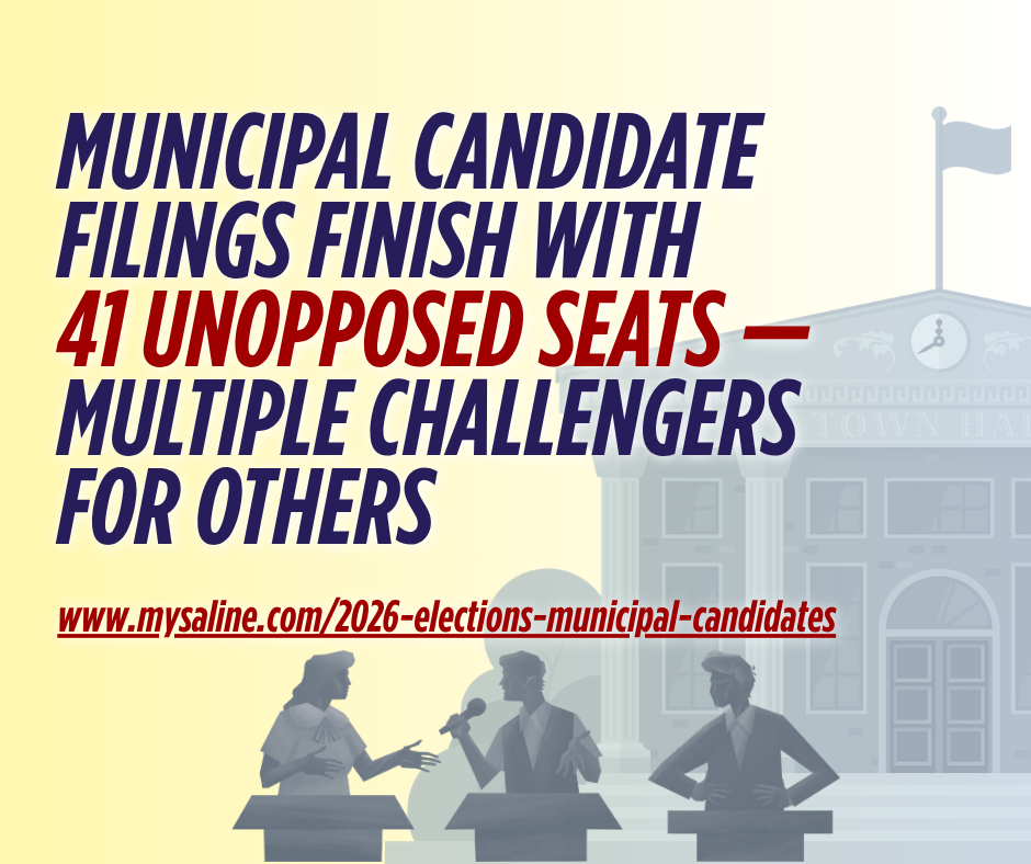 Municipal candidate filing finishes with 41 unopposed seats, lots of challengers for others