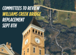 Saline County committees to review Williams Creek Bridge replacement, and other items Sept 8th