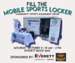 EMpact One, Widow's Sons and Everett Buick GMC Team Up to Fill the Mobile Sports Locker Oct 3rd
