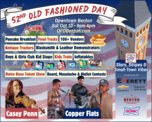 Live music, 100 vendors, food, kid zone & more at 52nd annual Old Fashioned Day, Oct 10th