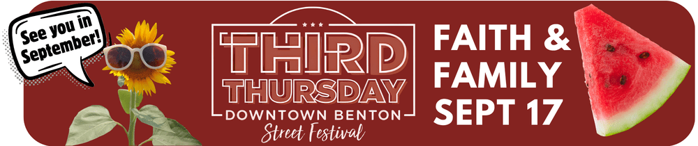 Vendors and Sponsors apply now for Downtown Benton Third Thursday