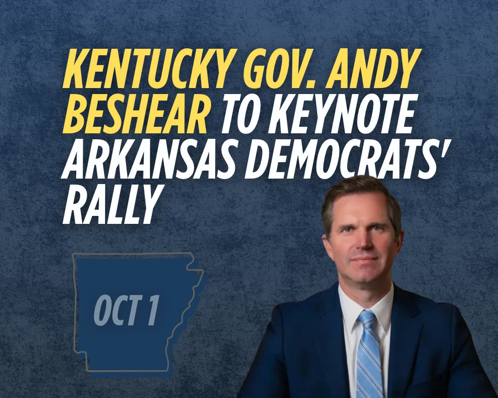 Kentucky Gov. Andy Beshear to keynote Arkansas Democrats' 'Ballots, Blue Jeans & BBQ' rally Oct. 1