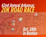 Striders to host 42nd Annual Arkansas 20K road race Oct. 24 in Benton